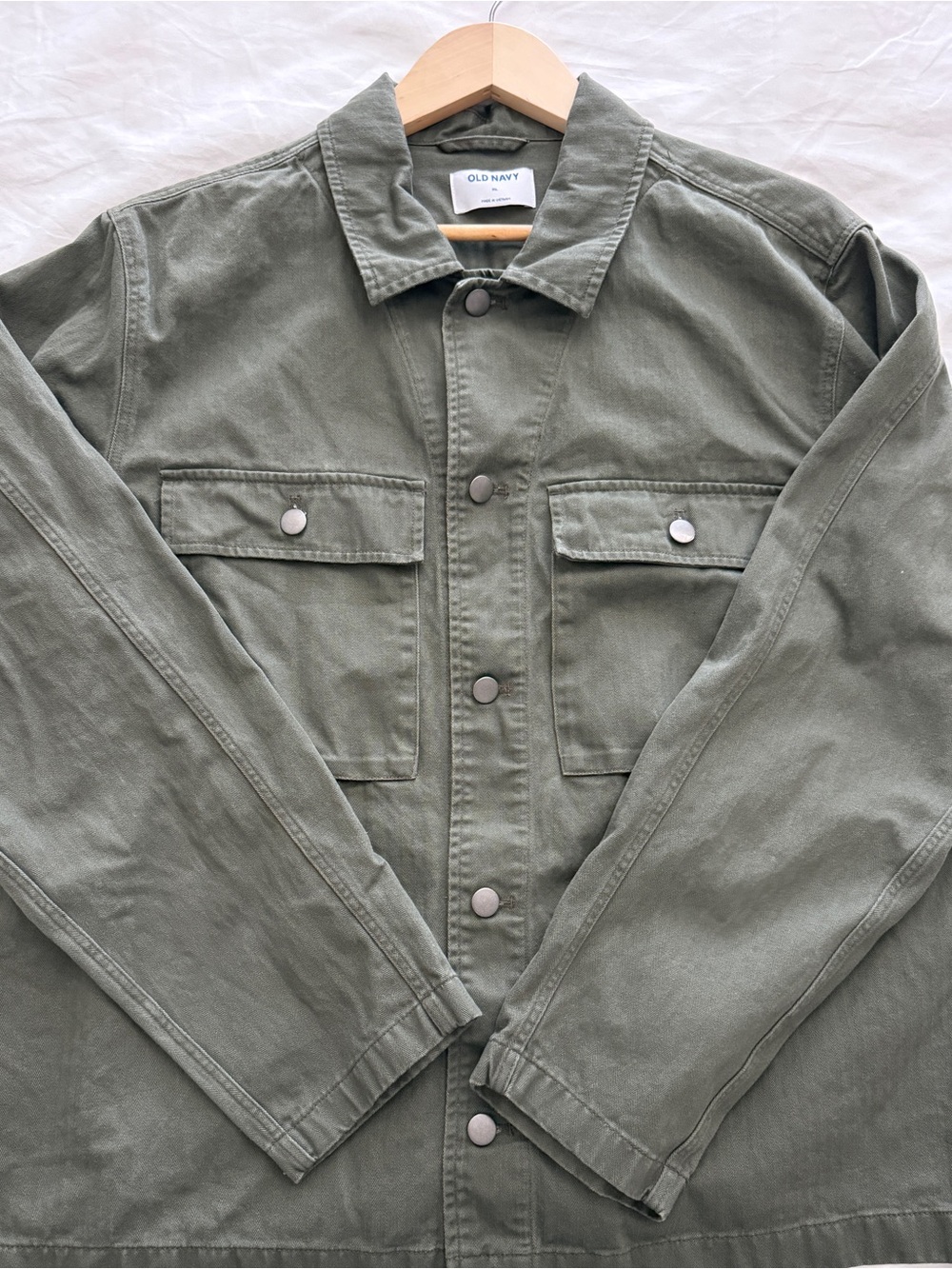 Old Navy Men's Olive Utility Field Jacket